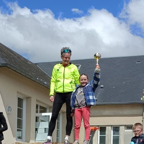 Athlète CPLT concentré avant le départ d'une course