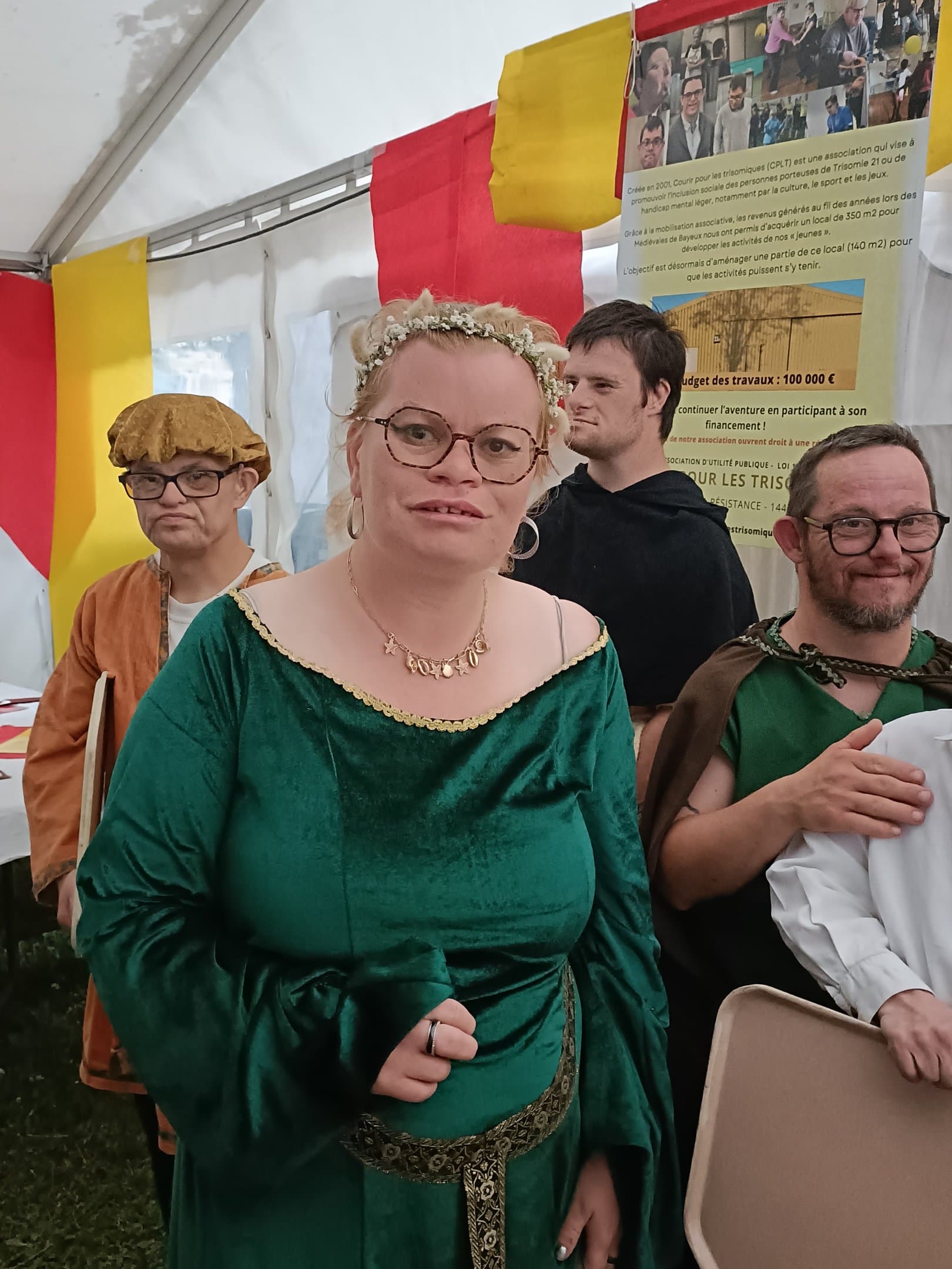 Préparation des repas fêtes médiévales Bayeux CPLT