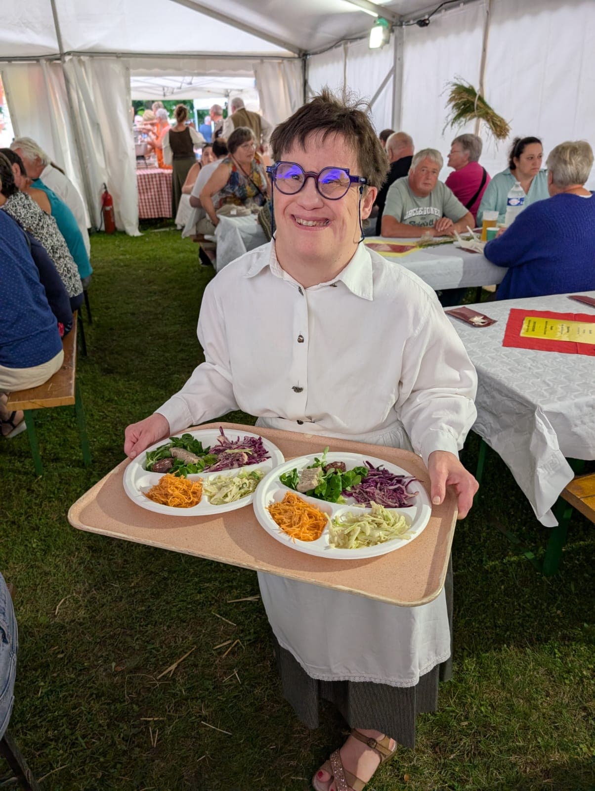 Repas servis par les adhérents CPLT médiévales